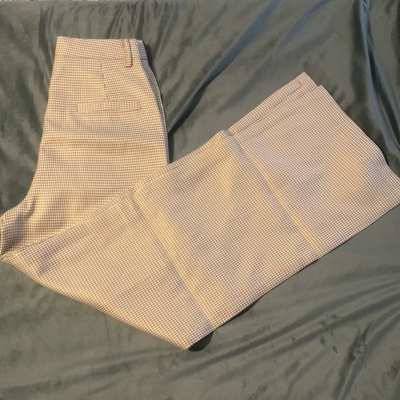 NWT Khaki Plaid Straight Pant - Picture 2 of 5